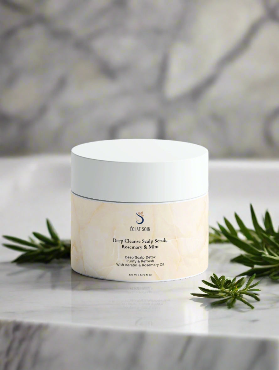 Deep Cleanse Scalp Scrub with Keratin & Rosemary Oil